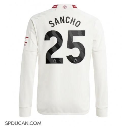 Muški Nogometni Dres Manchester United Jadon Sancho #25 Rezervni 2023-24 Dugi Rukav